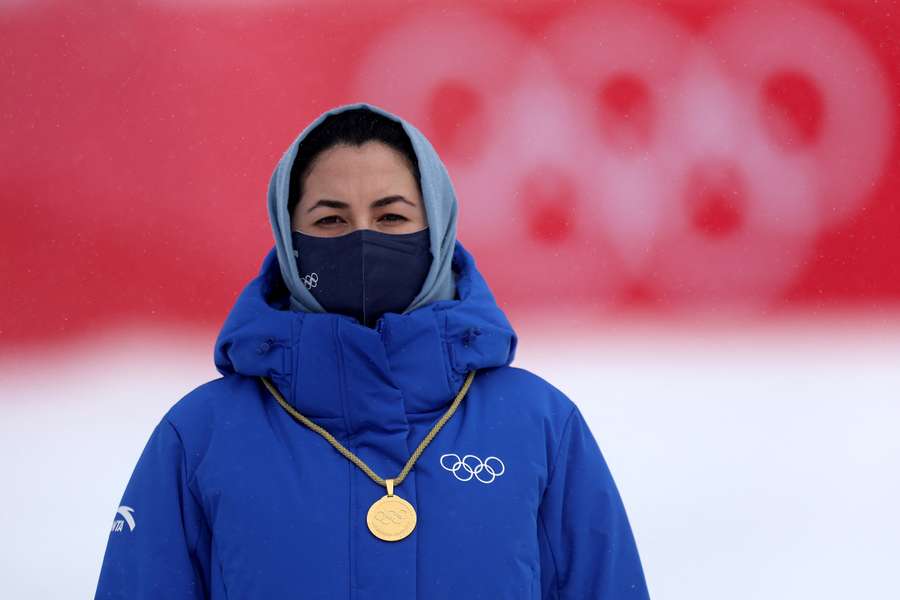 Samira Asghari, entre las dirigentes del COI Samira Asghari, entre las dirigentes del COI