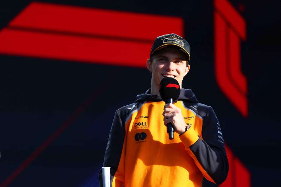 Piastri conversa com os fãs em Las Vegas