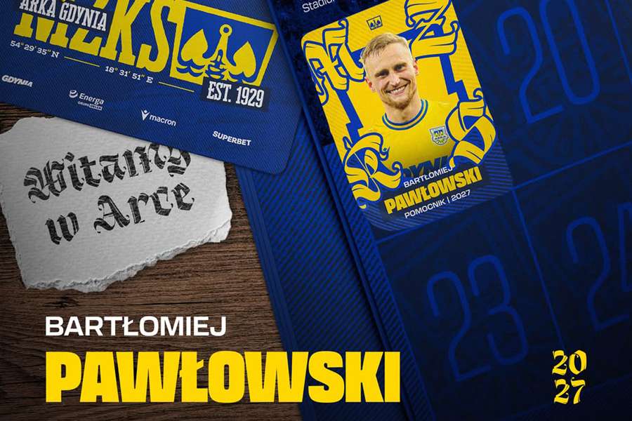 Oficjalnie: Arka Gdynia ma nowego środkowego, Pawłowski z umową do 2027