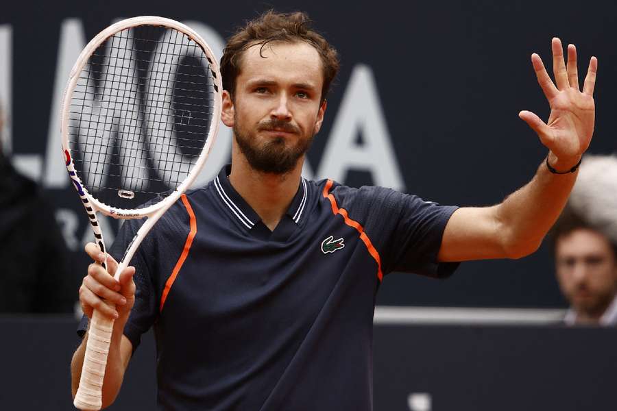 Medvedev has reached the Rome semi-finals for the first time