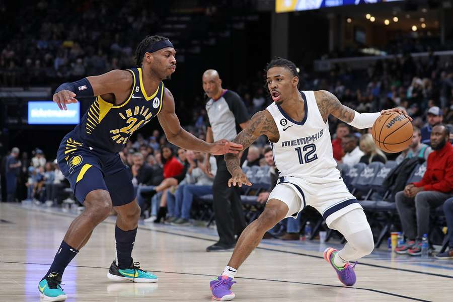 Ja Morant teve grande atuação para dar a vitória aos Grizzlies sobre os Pacers