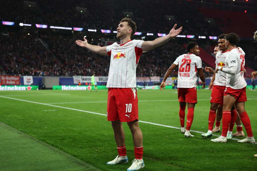 Gruda foi decisivo no triunfo do RB Leipzig frente ao PSV Gruda foi decisivo no triunfo do RB Leipzig frente ao PSV