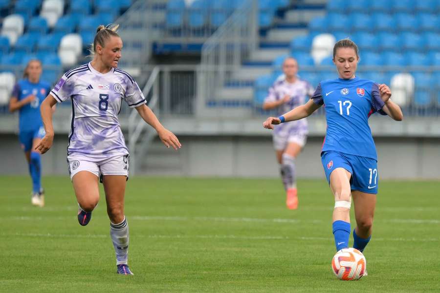 Slovenské futbalistky vytúžený bod nezískali.