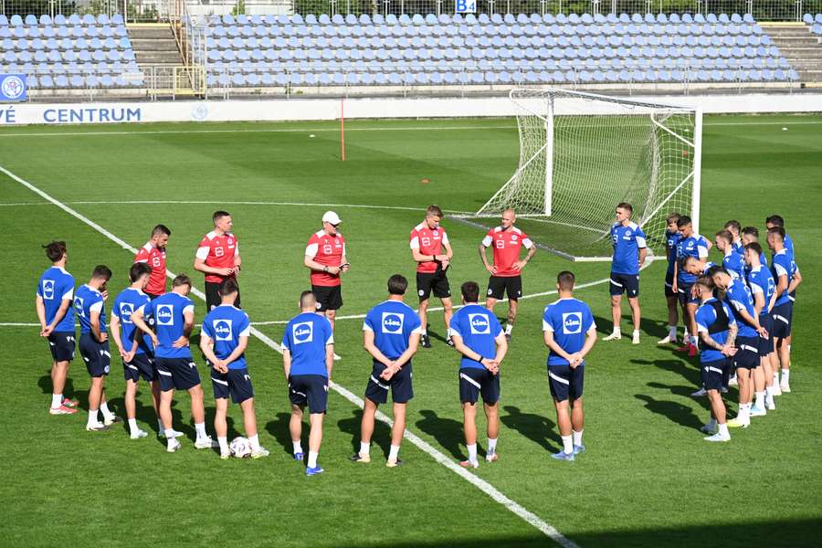 Slováci na reprezentačnom zraze. Slováci na reprezentačnom zraze.