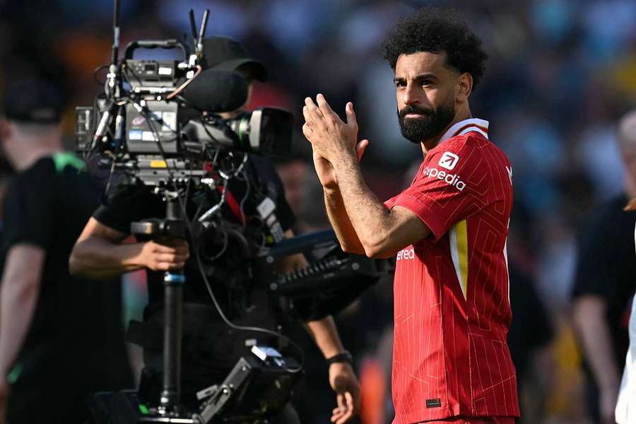 Salah dimanche lors du match face à Wolverhampton.