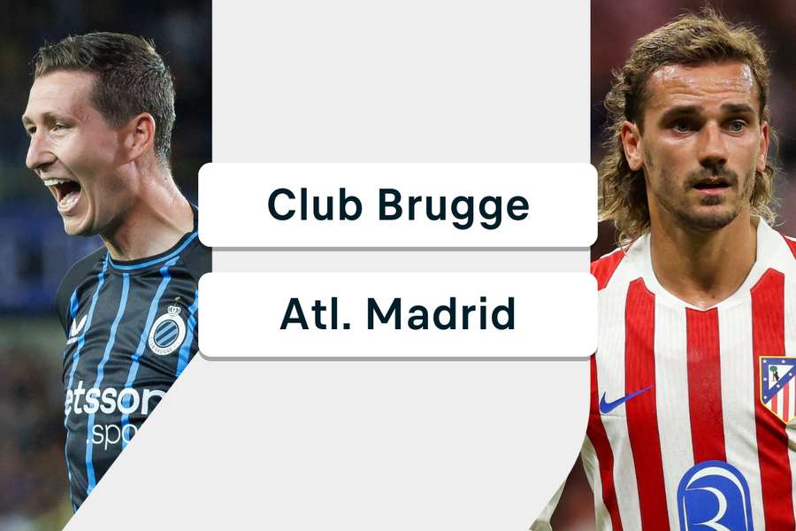 Club Brugge vs Atletico Madrid