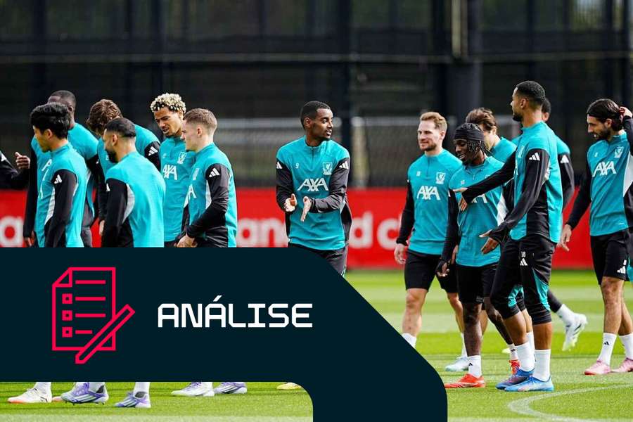 Alexander Isak durante uma sessão de treino no AXA Training Centre