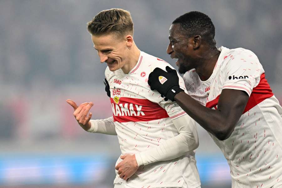 Führich en Guirassy, Stuttgart's goalgetters tegen Union