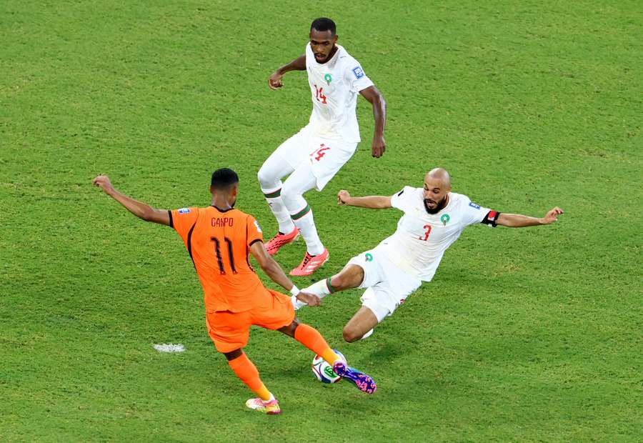 Gakpo erzielt das 1:0 für die Niederlande Gakpo erzielt das 1:0 für die Niederlande