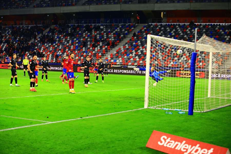 Steaua și Chindia încheie la egalitate în Ghencea, 1-1