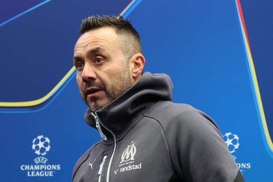 Roberto de Zerbi en conférence de presse mardi