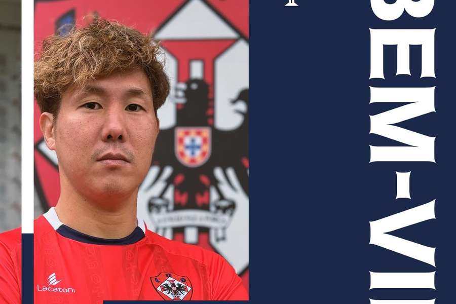 Hirotaka Mita apresentado na Oliveirense