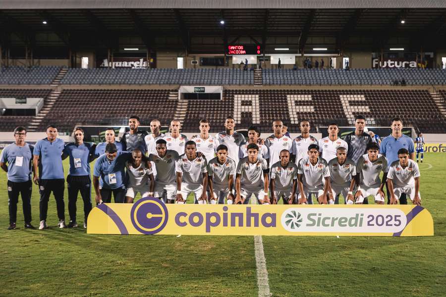 Santos é o líder do Grupo 7 da Copinha