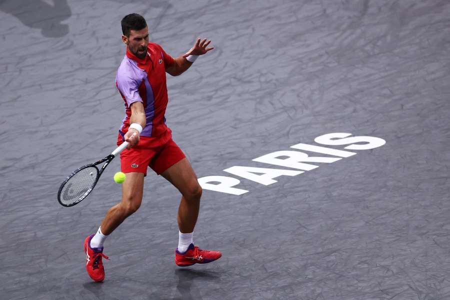 Djokovic ha affrontato Dimitrov nella finale del Masters di Parigi