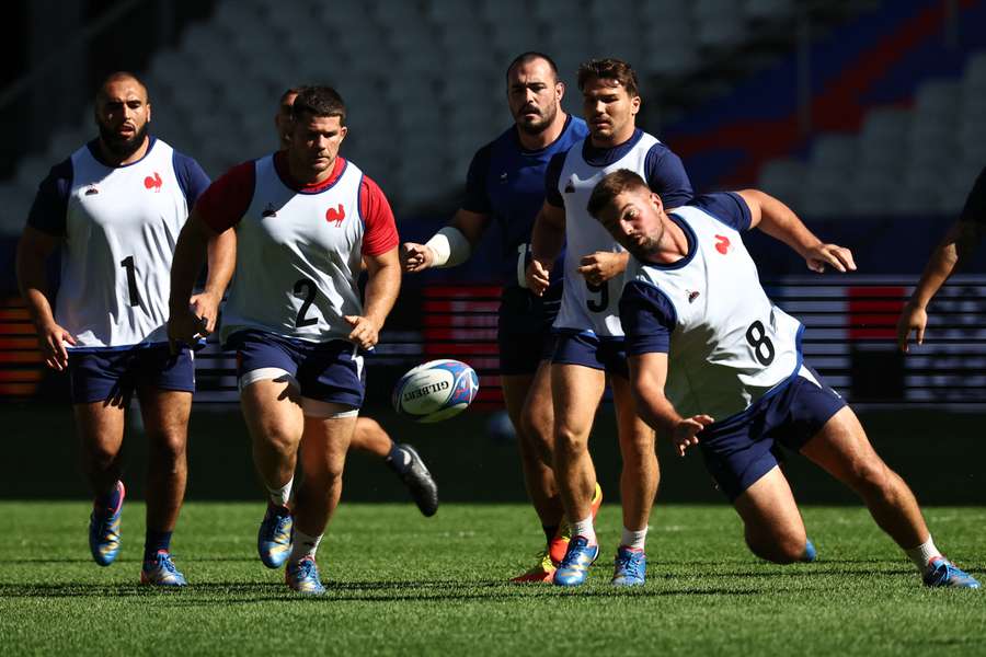 France take on New Zealand on Friday at 8.15pm