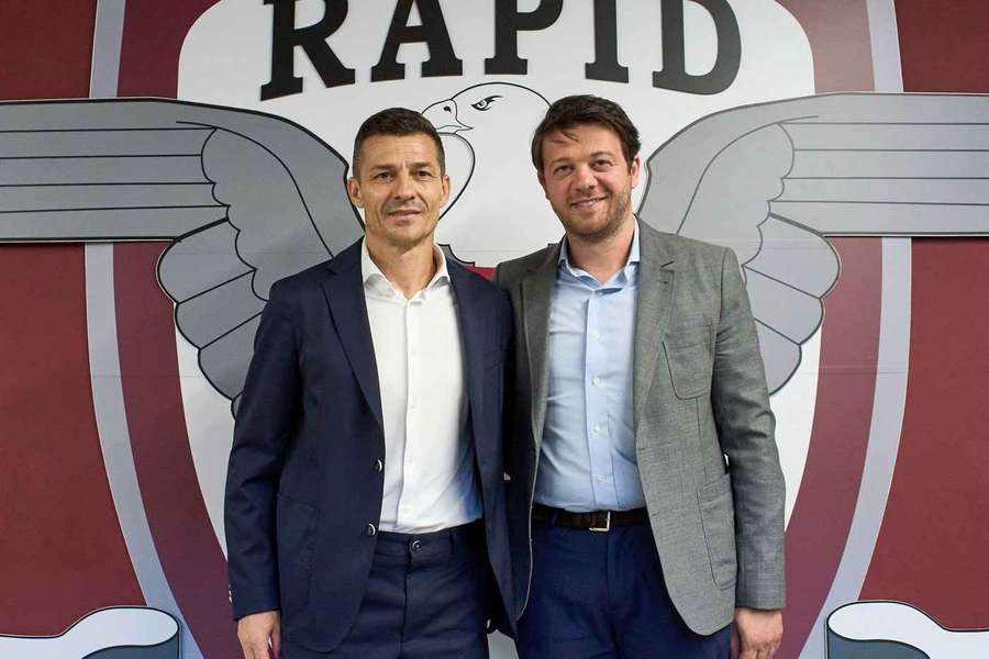 Costel Gâlcă și Victor Angelescu