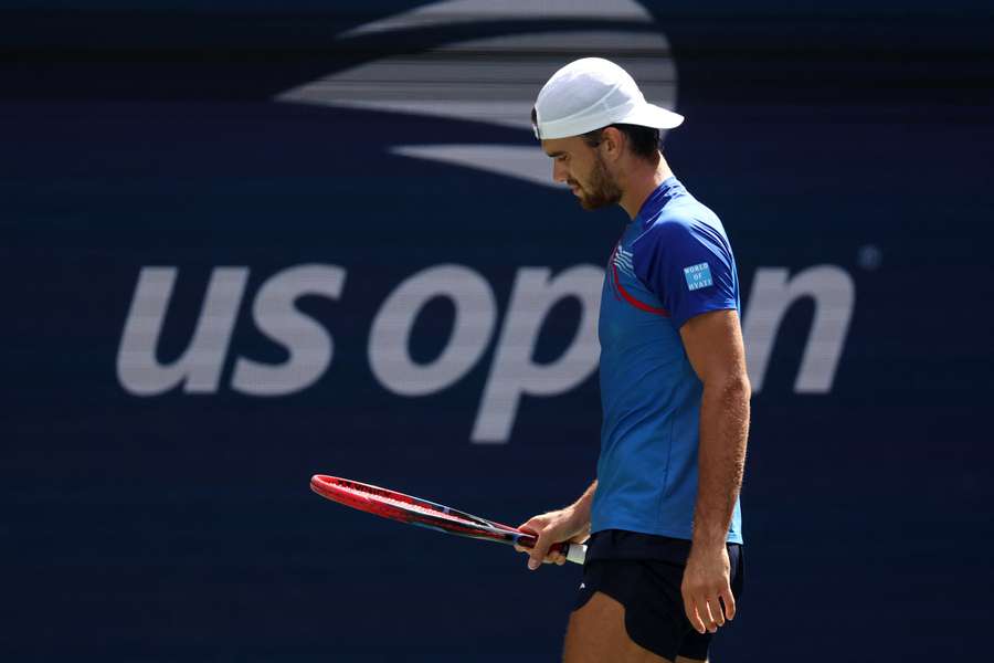 Tomáš Macháč schytal vv osmifinále US Open výprask od Jacka Drapera. 