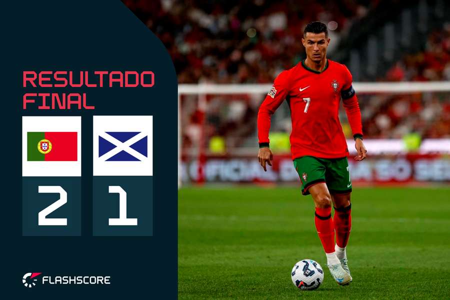 Cristiano Ronaldo marcou o golo da vitória portuguesa