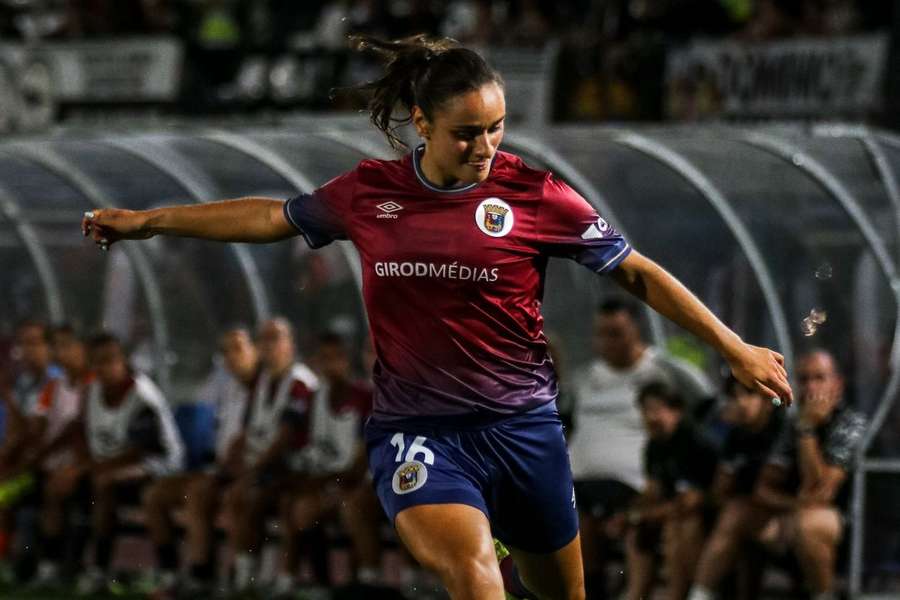 Catarina Pereira em ação pelo Torreense Catarina Pereira em ação pelo Torreense