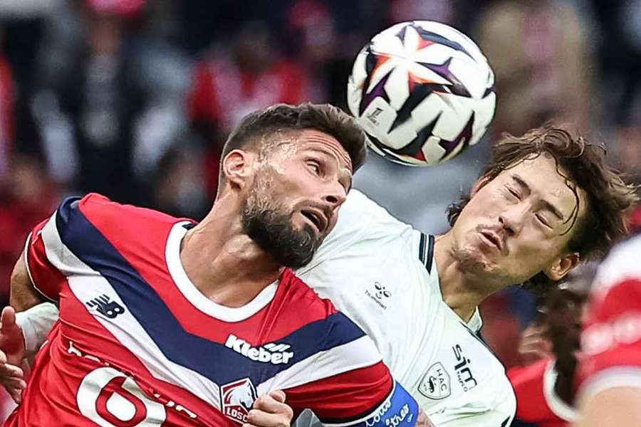 Olivier Giroud ficou em branco no triunfo do Lille Olivier Giroud ficou em branco no triunfo do Lille
