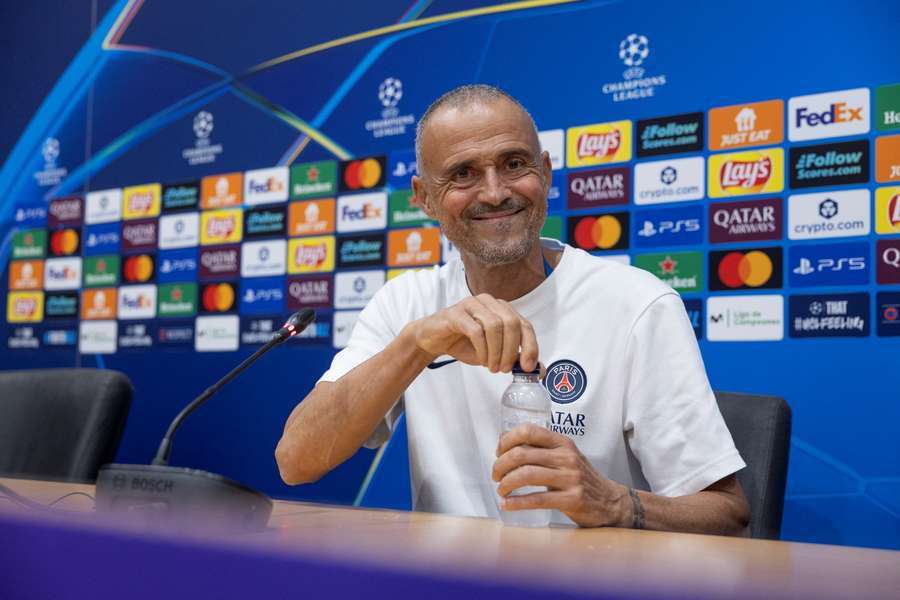 Luis Enrique, en rueda de prensa