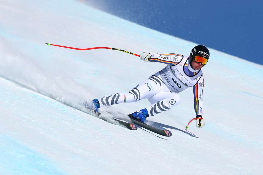 Romed Baumann in Aktion