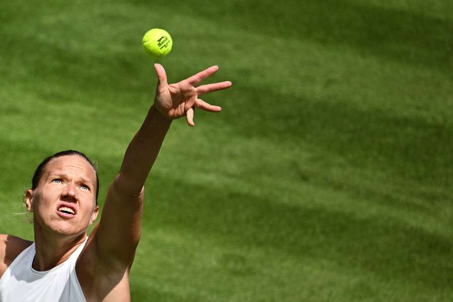 Kaia Kanepis Auftritt in Wimbledon 2023 ist nach der ersten Runde beendet.