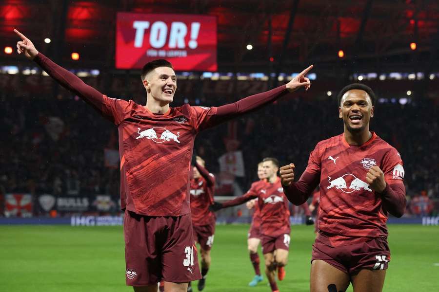 A dupla de goleadores do RB Leipzig 