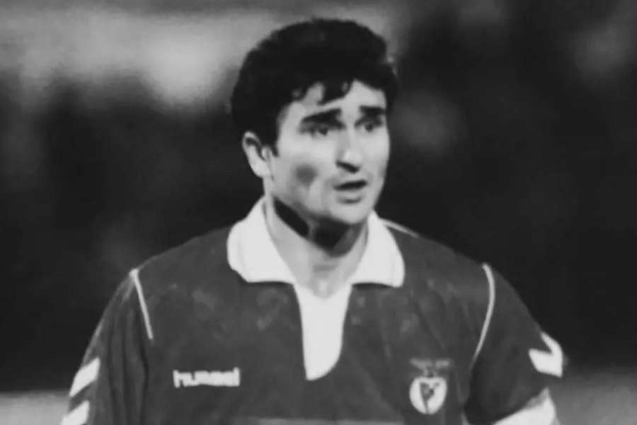 António Pacheco ao serviço do Benfica