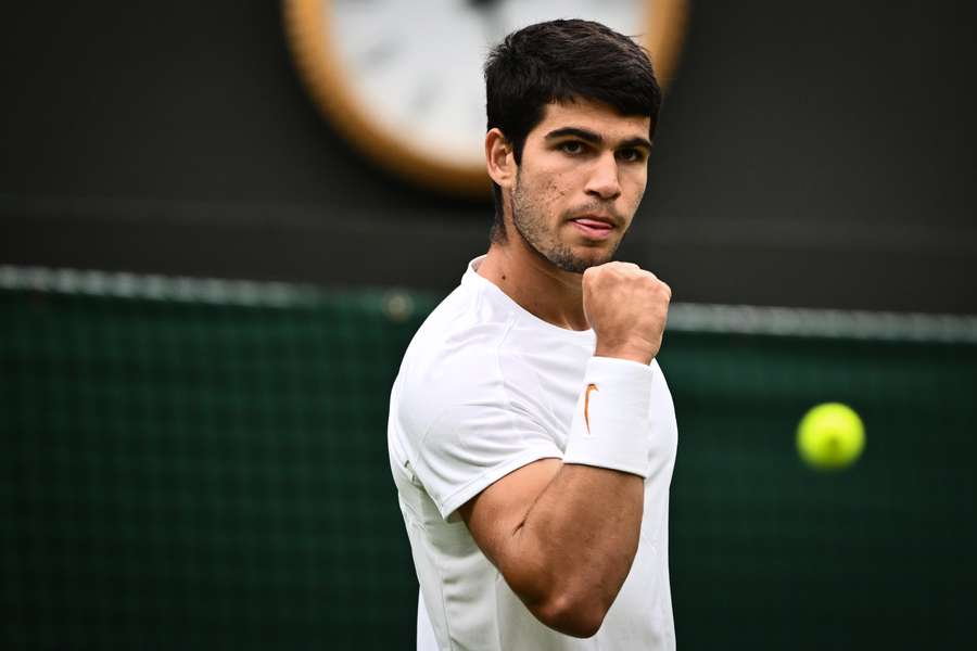 Wie oft wird Carlos Alcaraz in Wimbledon noch die Faust ballen?