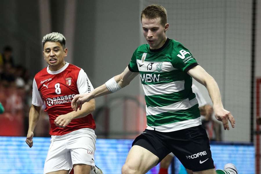 Sporting celebra em Braga