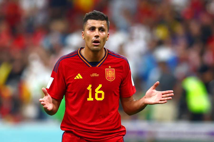 Spain captain Rodri.
