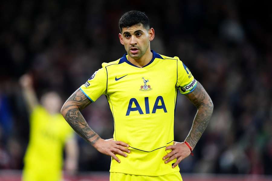 Cristian Romero, capitão do Tottenham