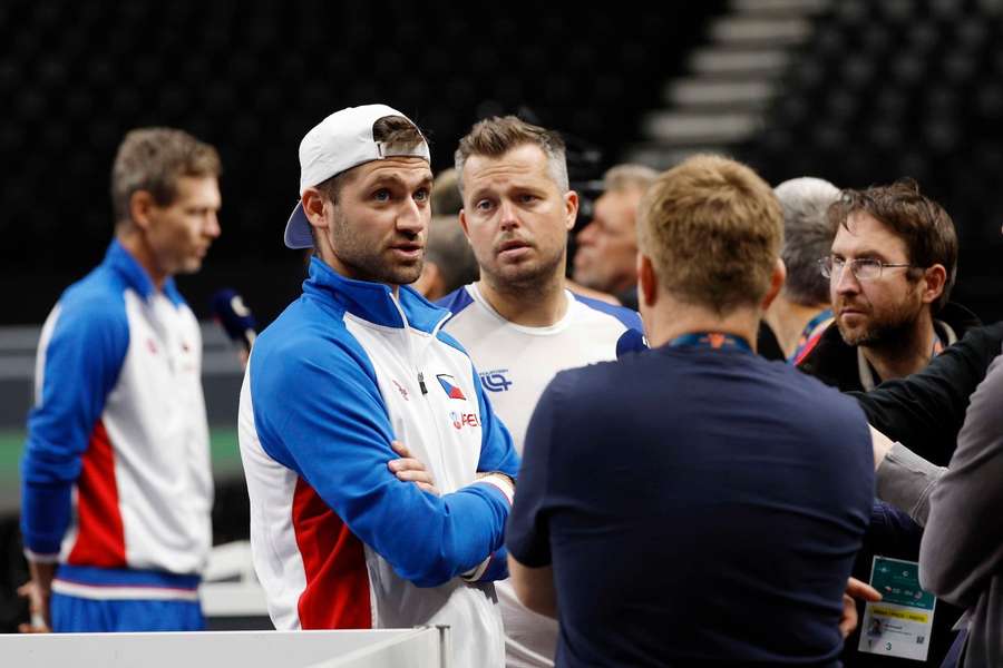 Patrik Rikl a Adam Pavlásek se chystají na Davis Cup proti USA. Patrik Rikl a Adam Pavlásek se chystají na Davis Cup proti USA.