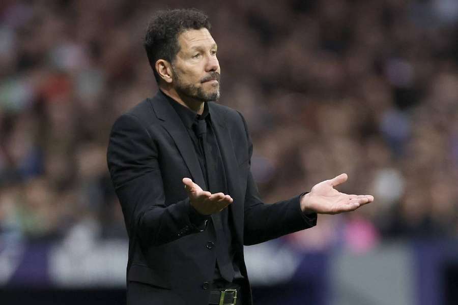 Simeone, entrenador del Atleti