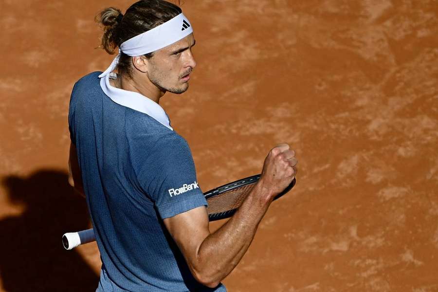 Alexander Zverev est en quarts de finale à Rome. 