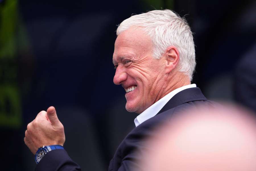 Deschamps měl po utkání několik důvodů k radosti. Deschamps měl po utkání několik důvodů k radosti.