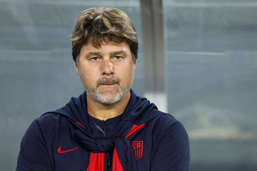 Pochettino on the sidelines during USA's 5-1 win Pochettino on the sidelines during USA's 5-1 win