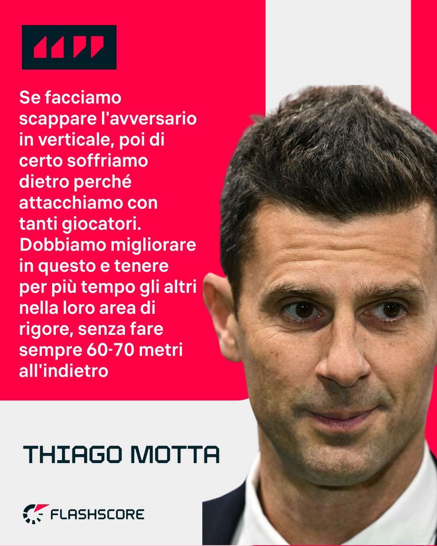 Le parole di Thiago Motta