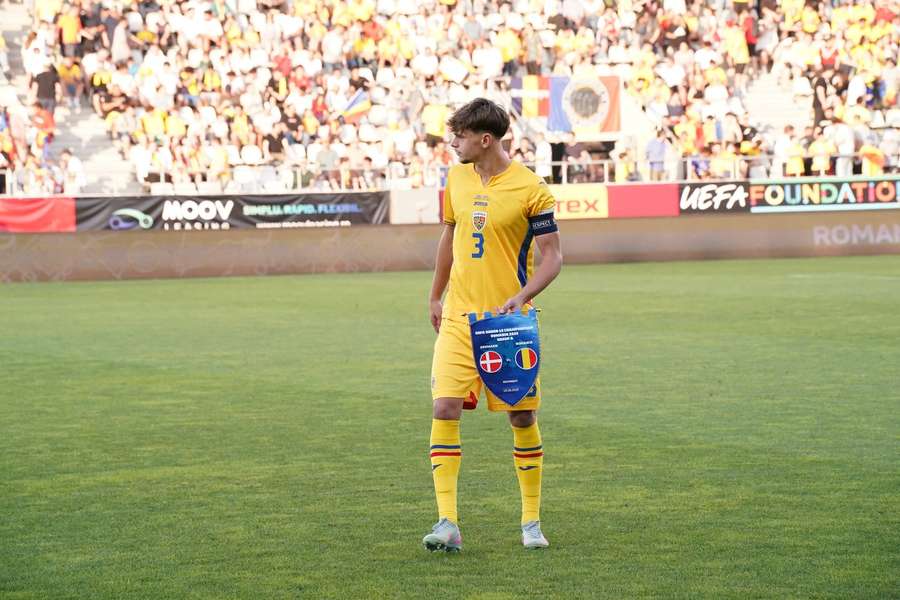Darius Fălcușan, căpitanul selecționatei Under-19 a României