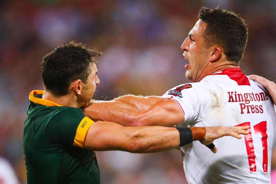 Things got heated between Australia's Billy Slater and England's Sam Burgess the last time these nations met. 