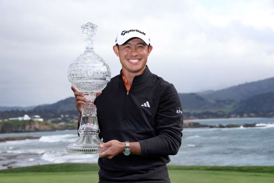 Morikawa après sa victoire.