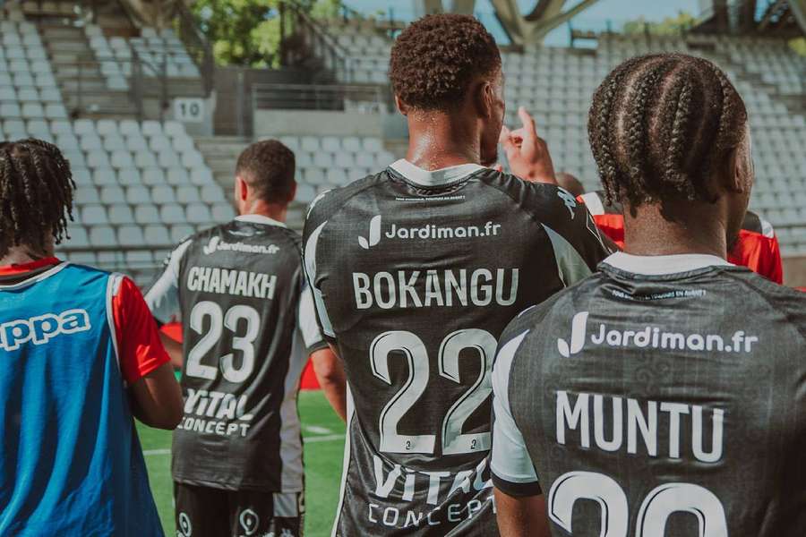 Les Bretons à la fin du match ce samedi.