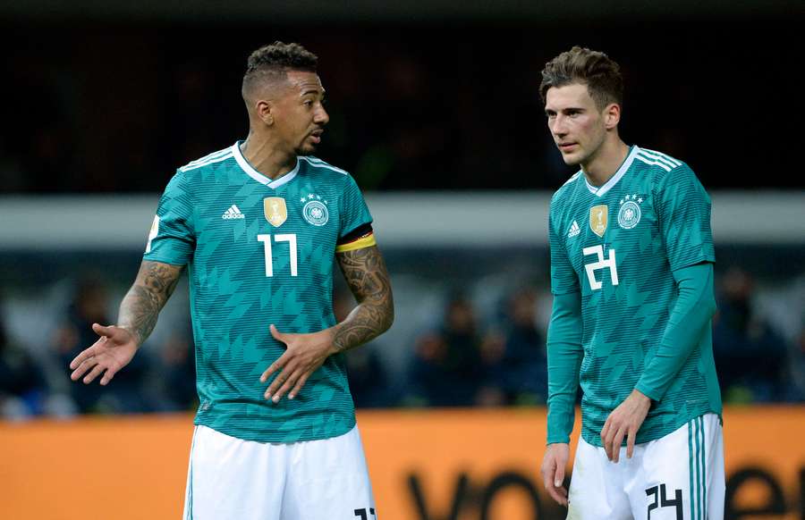 Jerome Boateng e Leon Goretzka