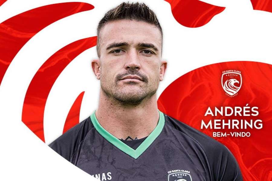 Andrés Mehring chegou aos Açores no verão mas nunca jogou