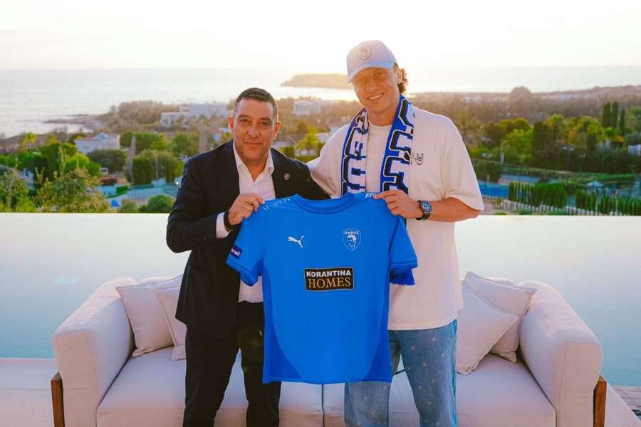 David Luiz apresentado no Pafos
