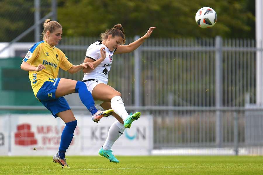 Cecilie Buchberg spillede en flot kamp for Brøndby