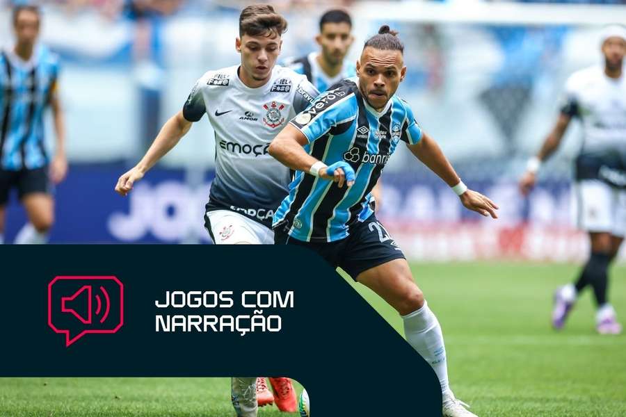 Grêmio e Corinthians fazem confronto com narração do Flashscore