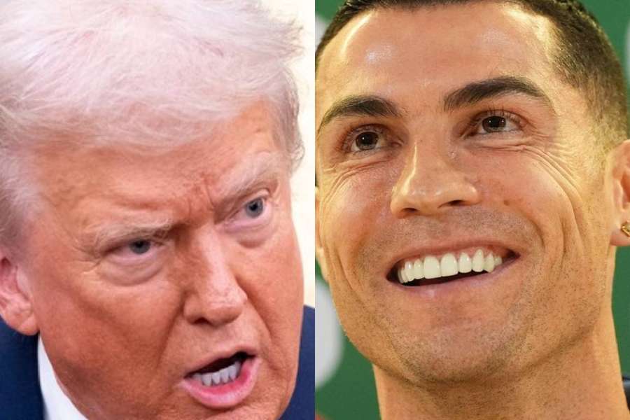 Donald Trump și Cristiano Ronaldo 