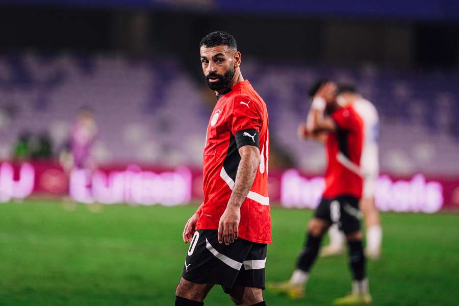 Salah sous le maillot de l’Égypte en novembre